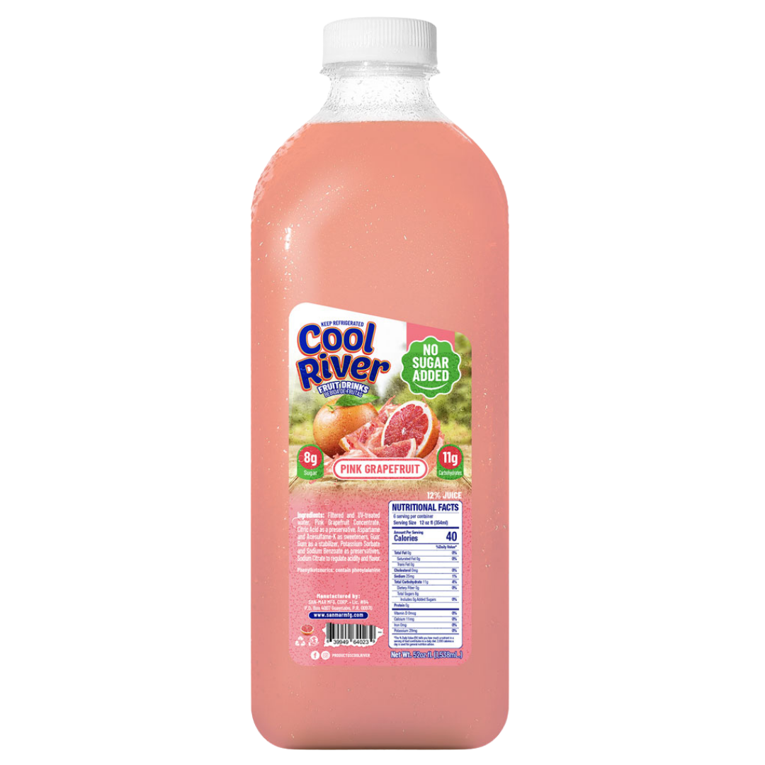 Cool River Pink Grapefruit Drink (52oz) DestGlow