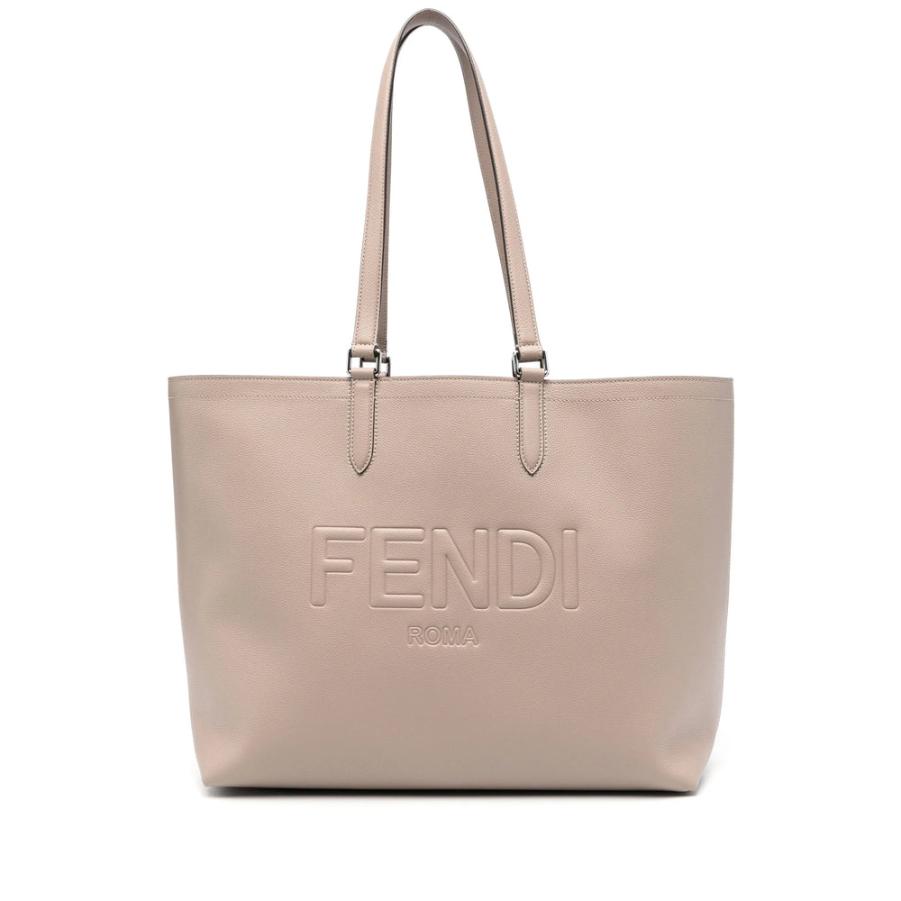 Fendi Neutrals Tote Bags Men by Luosophy