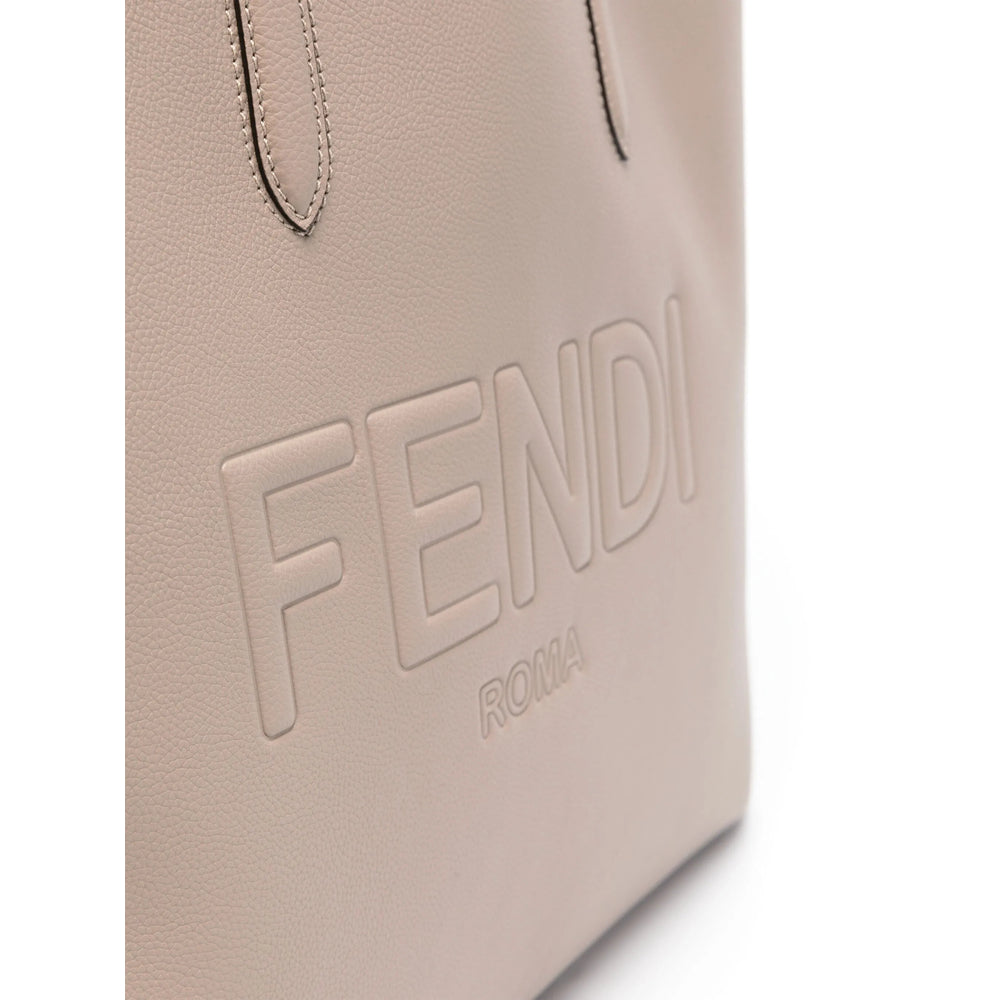 Fendi Neutrals Tote Bags Men by Luosophy