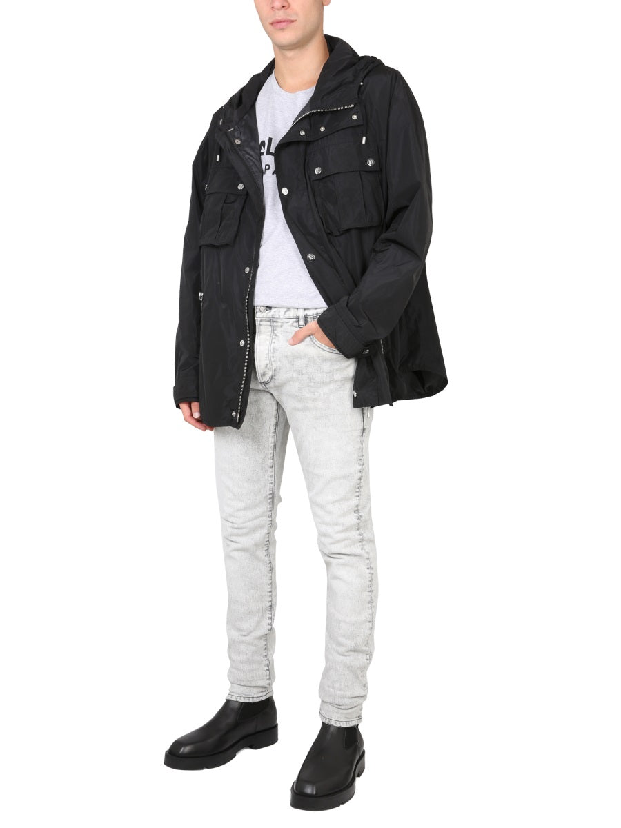 Balmain Men Giacca Con Cappuccio DestGlow