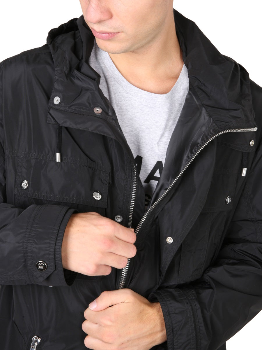 Balmain Men Giacca Con Cappuccio DestGlow