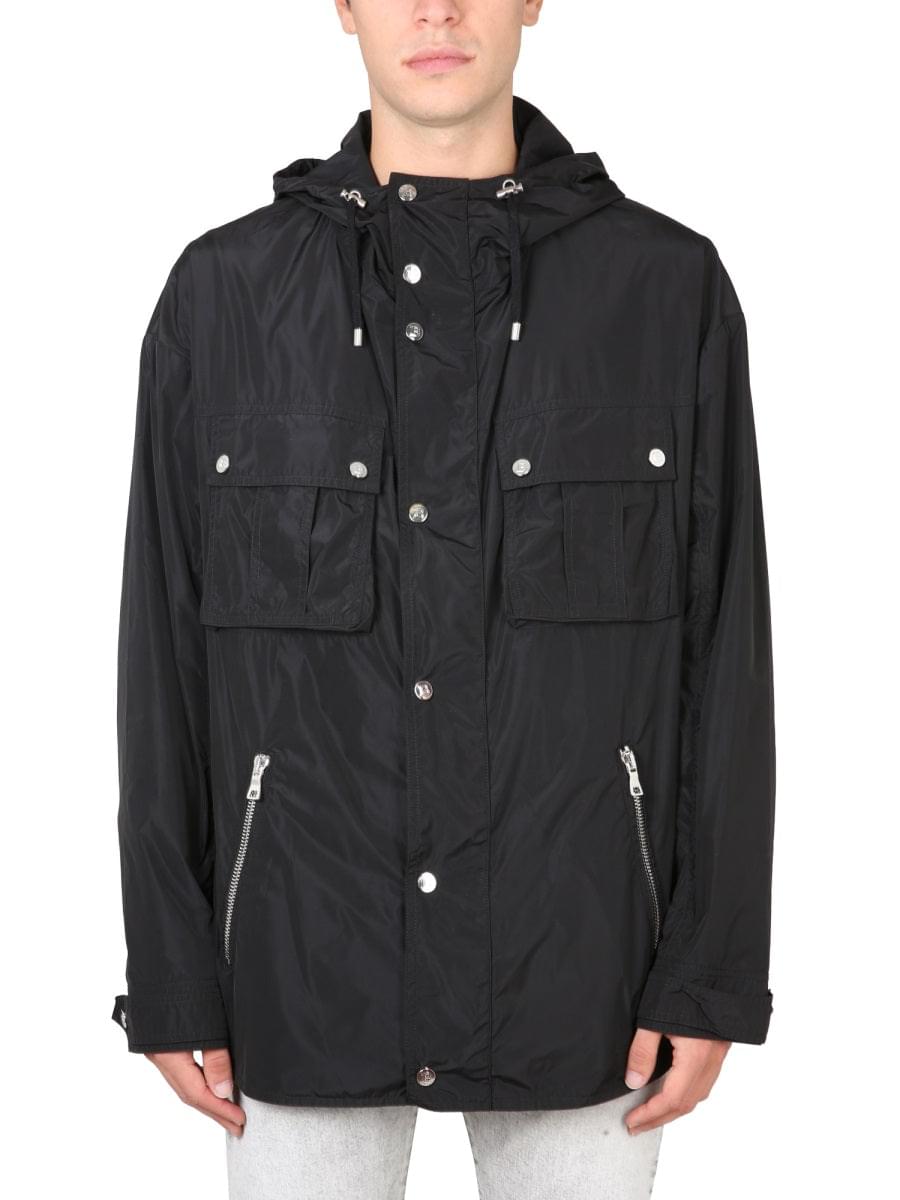 Balmain Men Giacca Con Cappuccio DestGlow