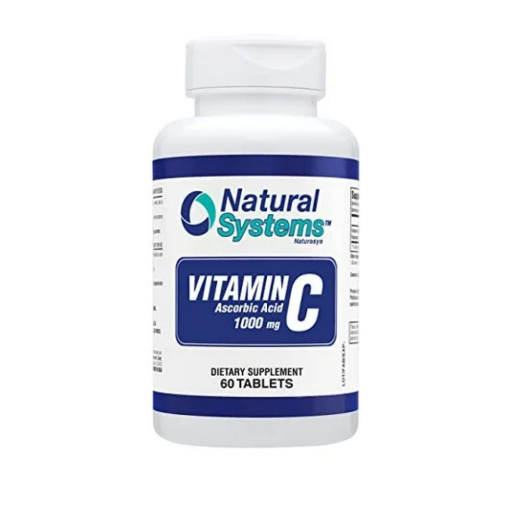 Natural Systems Vitamin C Ascorbic Acid (1000 mg 60 ct) DestGlow