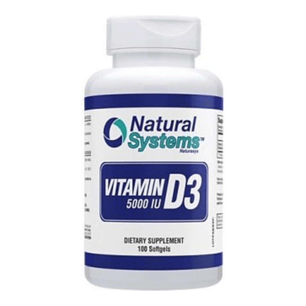 Natural Systems Vitamin D3 (5000 IU 100 ct) DestGlow