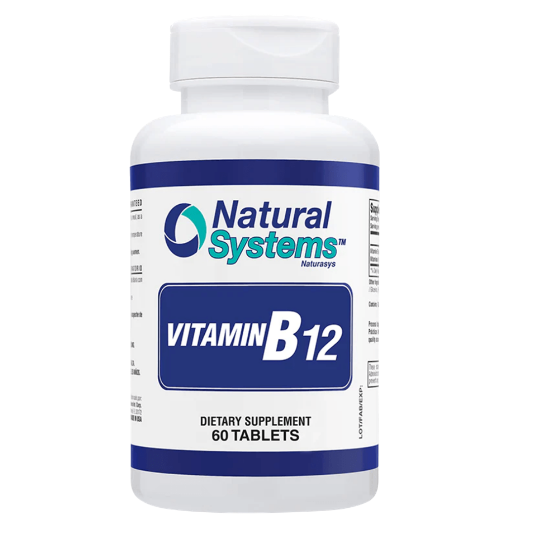 Natural Systems Vitamin B12 Energy Support (60 Tablets) DestGlow
