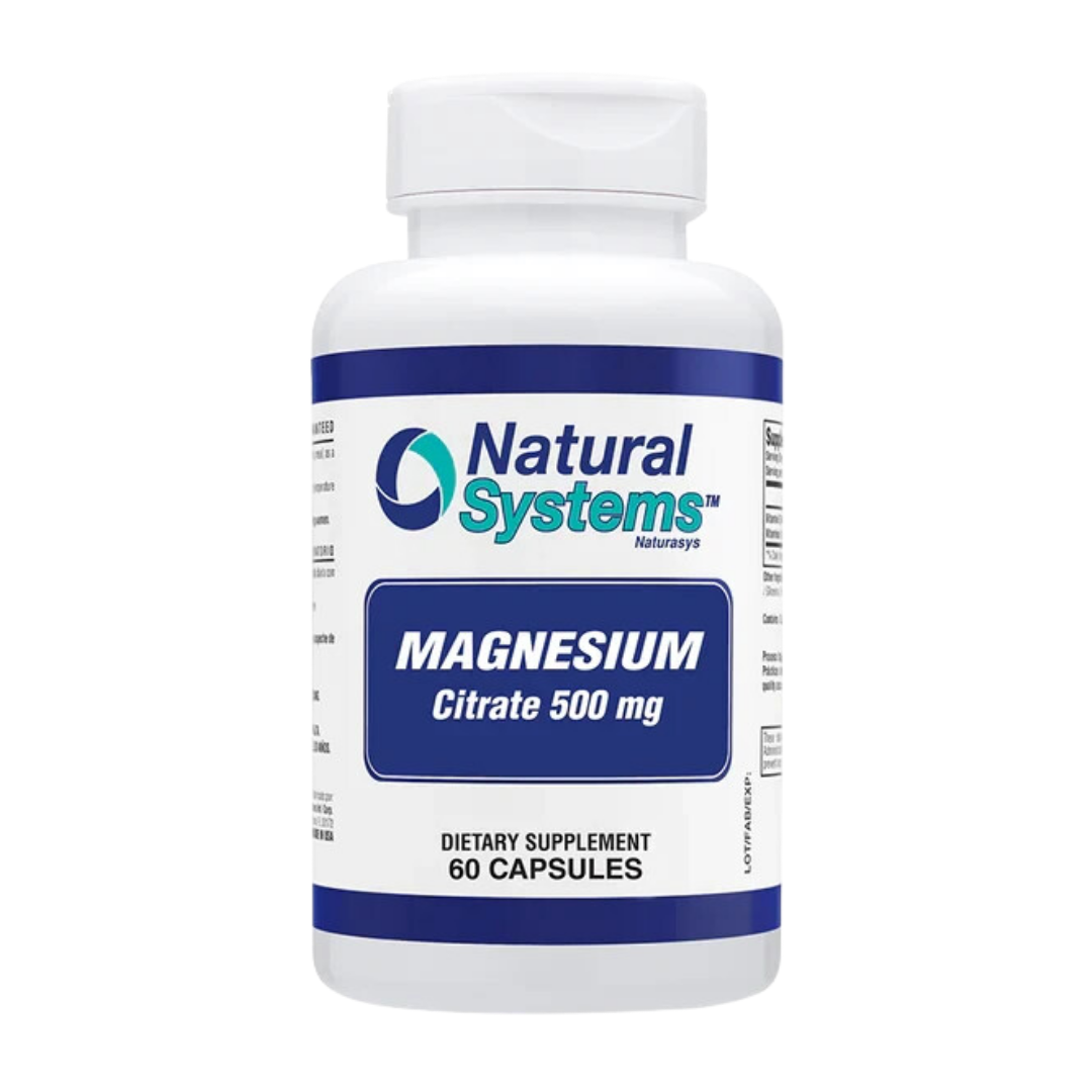 Natural Systems Magnesium Citrate 500mg (60 Capsules) DestGlow