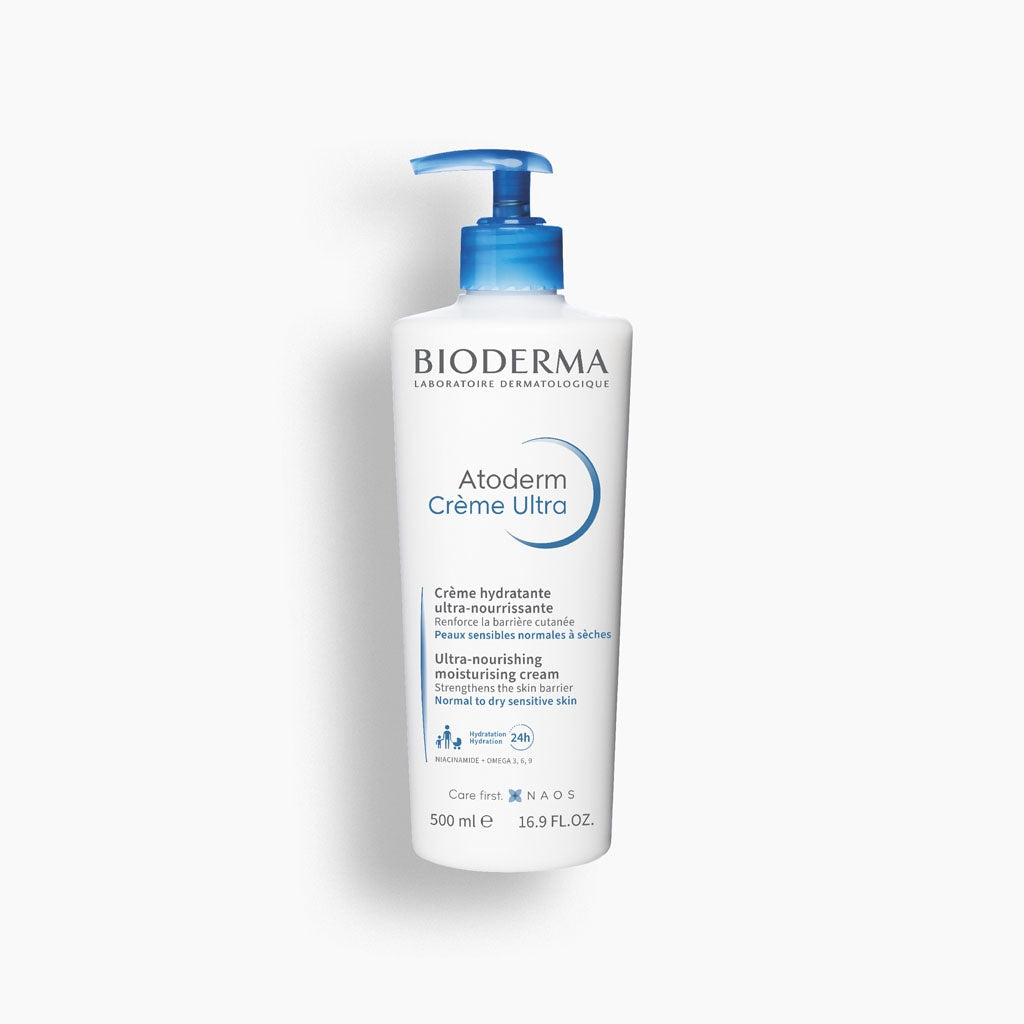 Bioderma Atoderm Ultra- Nourishing Moisturizing Cream Normal To Dry Sensitive Skin 500ml by Pasteur Pharmacy