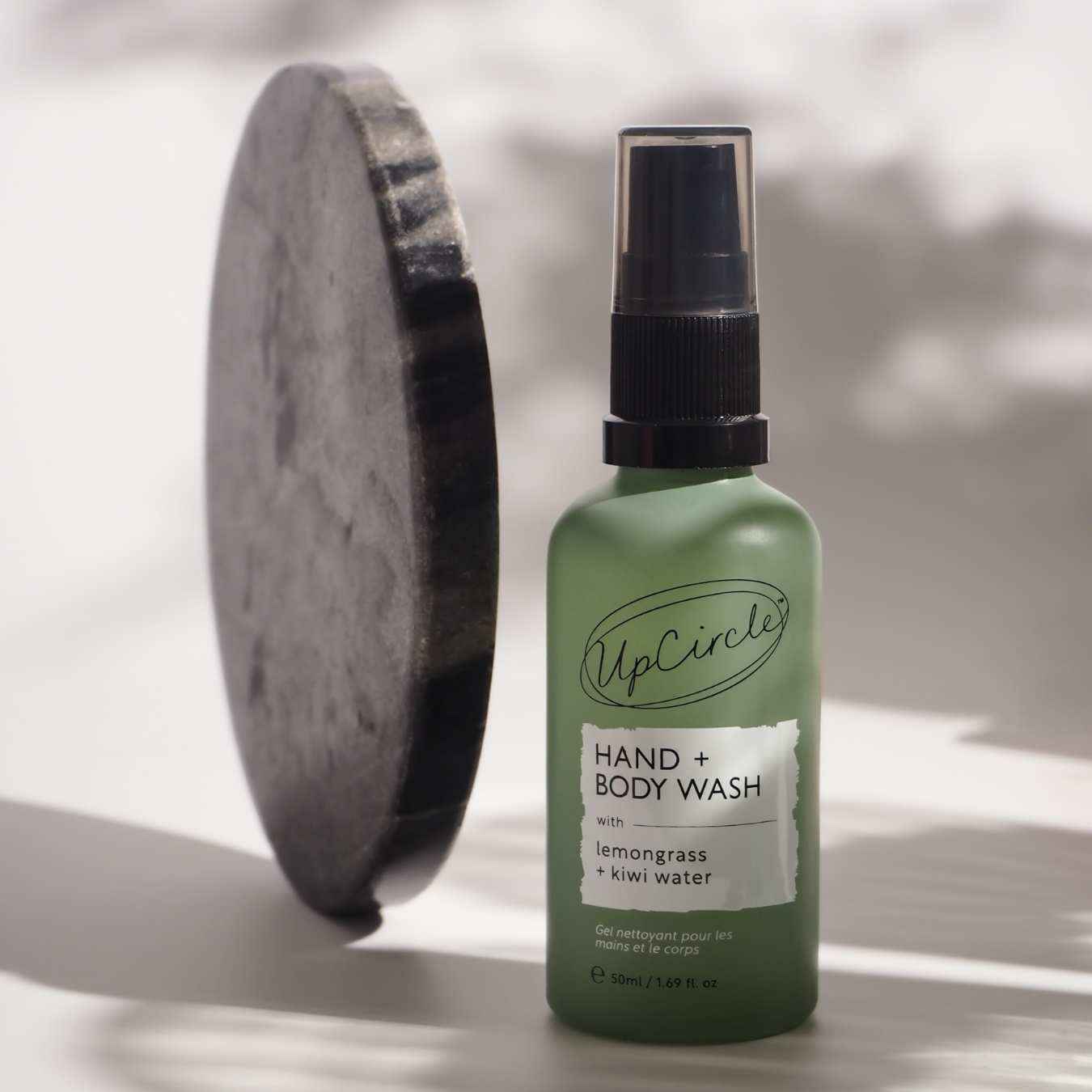 Natural Hand + Body Wash with Lemongrass - Travel Size by UpCircle