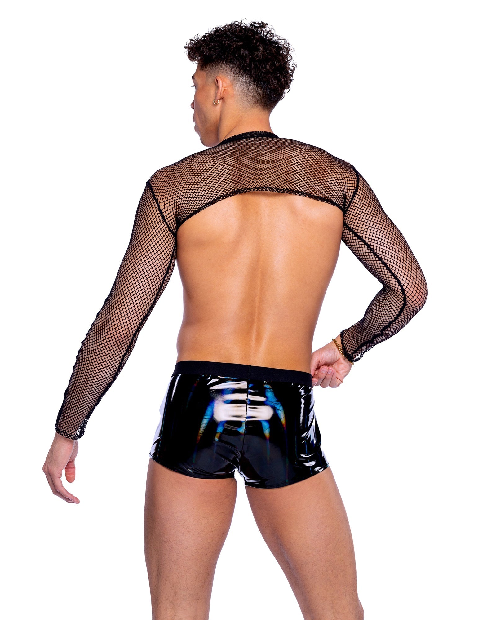 Rebel Rave: Unisex Fishnet Shrug DestGlow