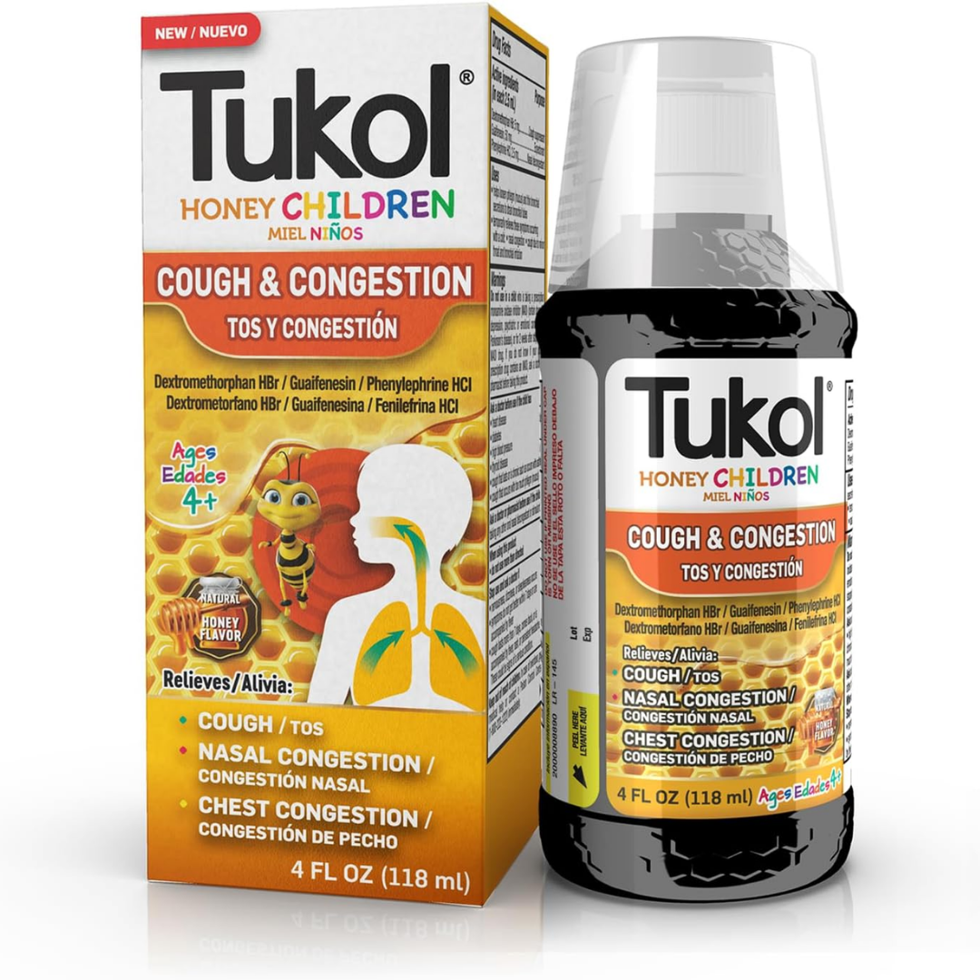 Tukol Honey Children’s Cough Relief Syrup (4oz) DestGlow