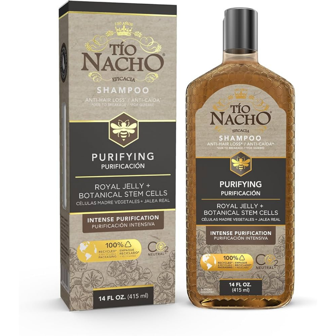 Tio Nacho Purifying Shampoo Royal Jelly + Botanical Stem Cells (14oz) DestGlow
