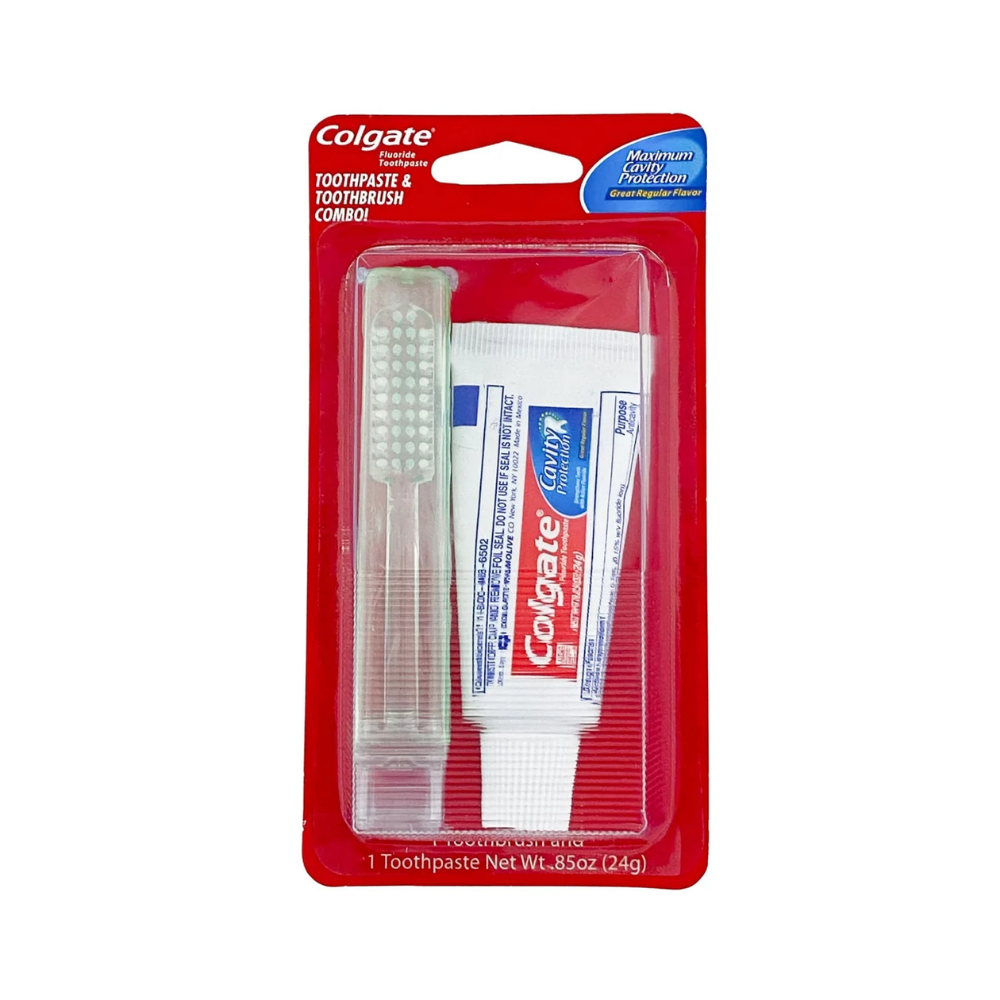 Colgate Toothpaste and Toothbrush Combo Travel Kit (0.85 oz) DestGlow