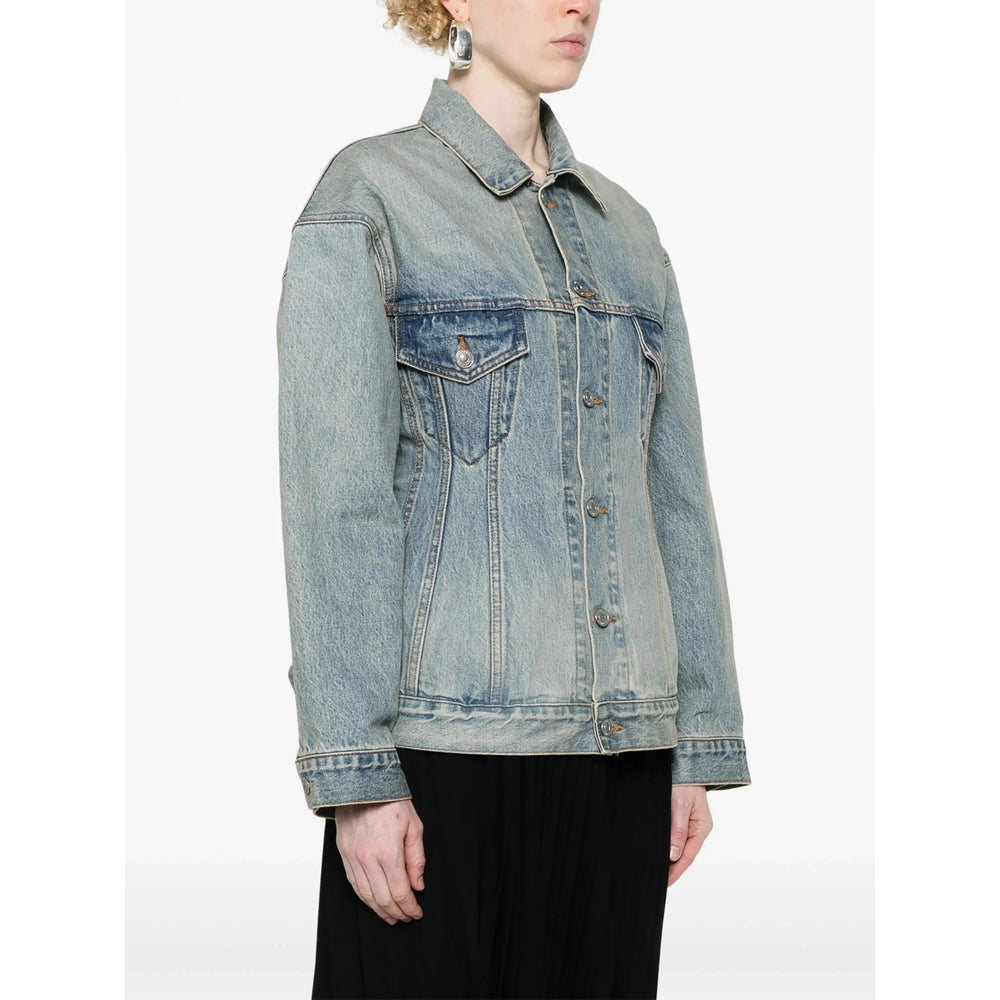 Balenciaga Blue Jackets - Denim Jackets Women by Luosophy