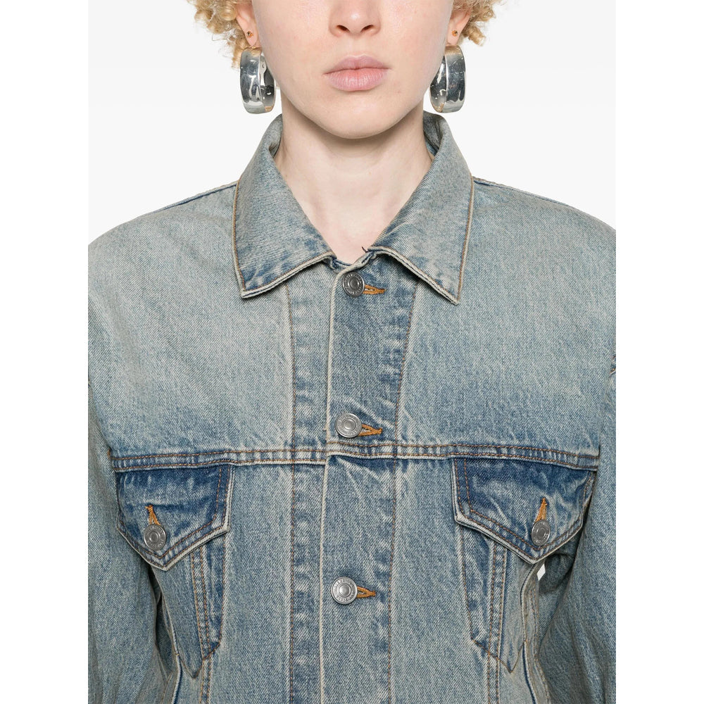 Balenciaga Blue Jackets - Denim Jackets Women by Luosophy