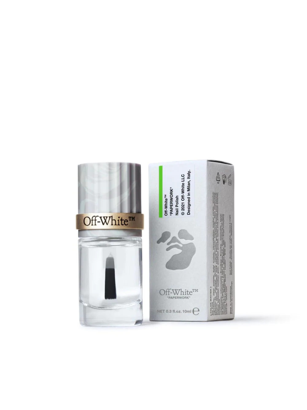Off White Unisex Color Matter Top Coat Enamel DestGlow