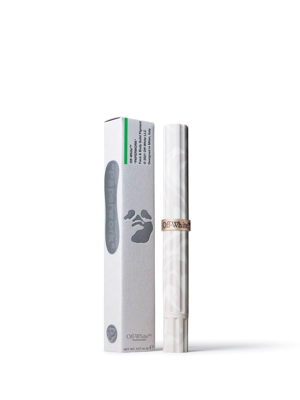 Off White Unisex Pencil Imprint Lucid