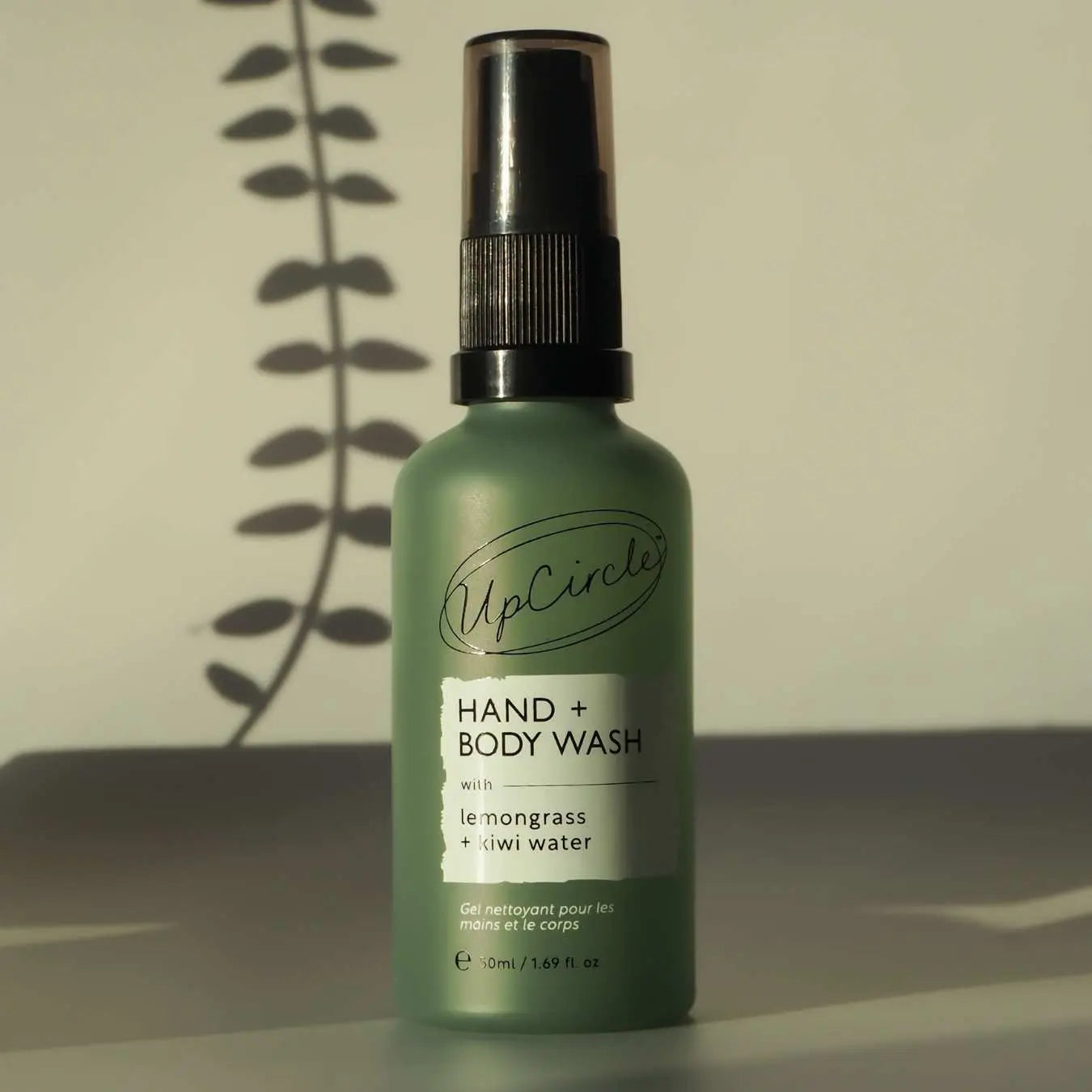 Natural Hand + Body Wash with Lemongrass - Travel Size by UpCircle