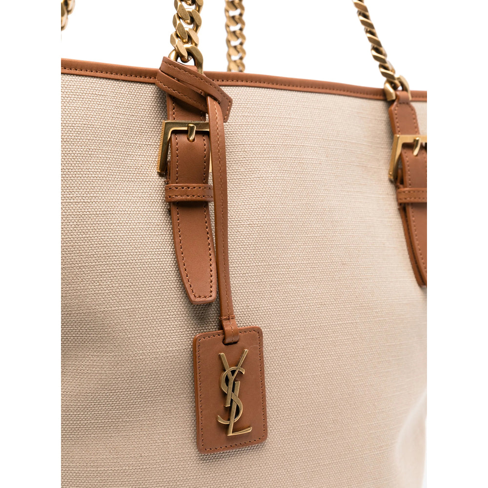 Saint Laurent Neutrals Tote Bags Women by Luosophy