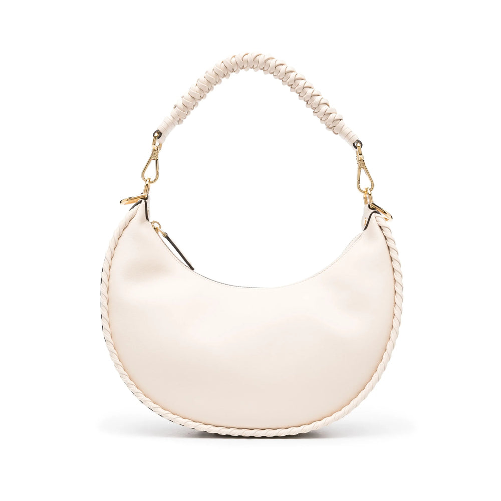 Fendi Neutrals Shoulder Bags Women by Luosophy