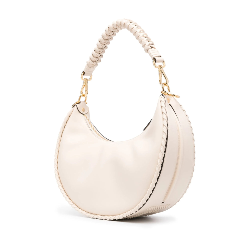Fendi Neutrals Shoulder Bags Women by Luosophy