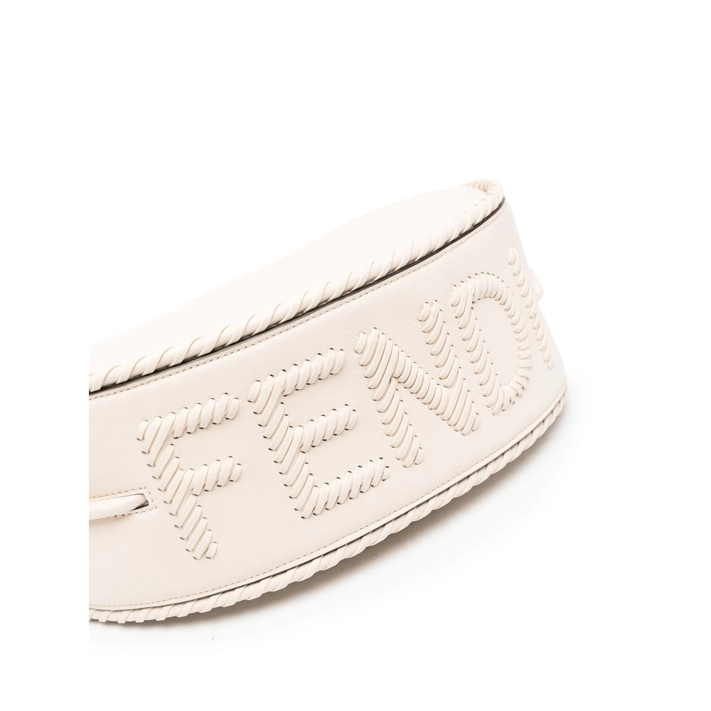 Fendi Neutrals Shoulder Bags Women by Luosophy