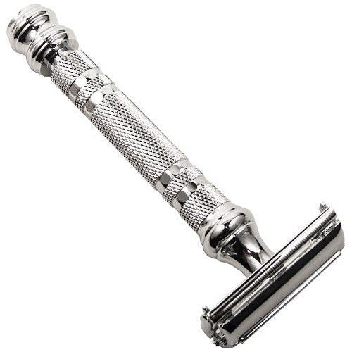 Parker 66r chrome heavy weight double edge safety razor