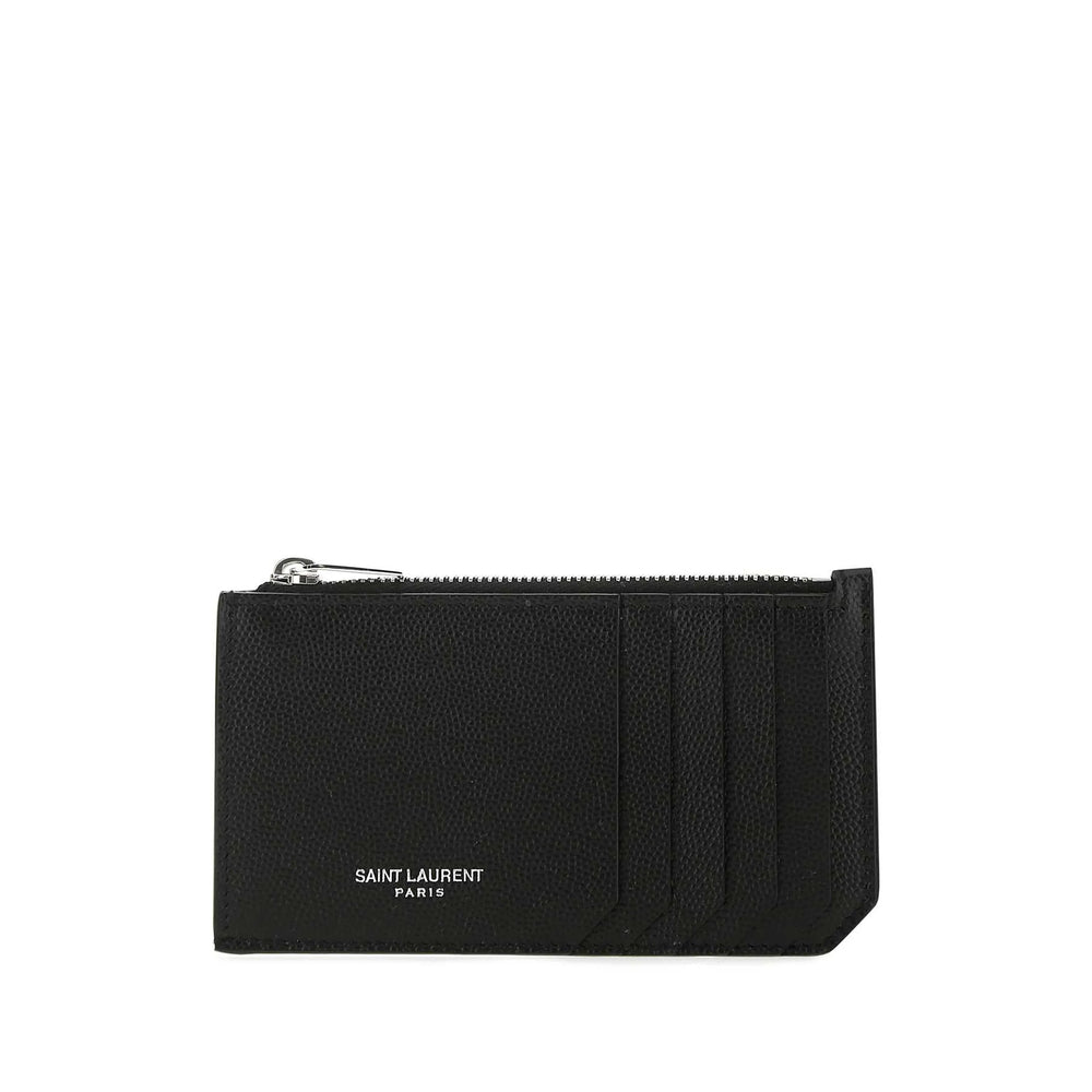 Saint Laurent Black Wallets & Cardholders Men by Luosophy