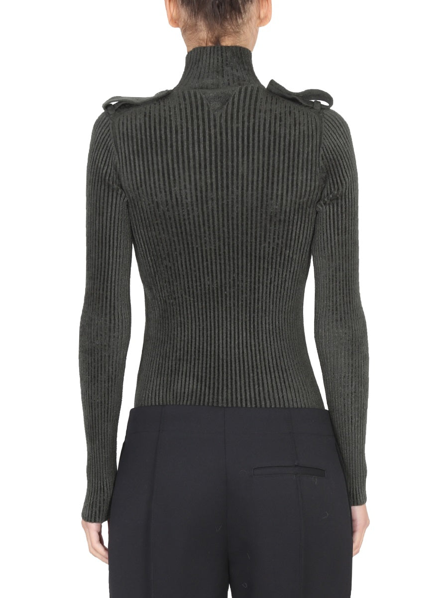 Bottega Veneta Women Maglia Military DestGlow