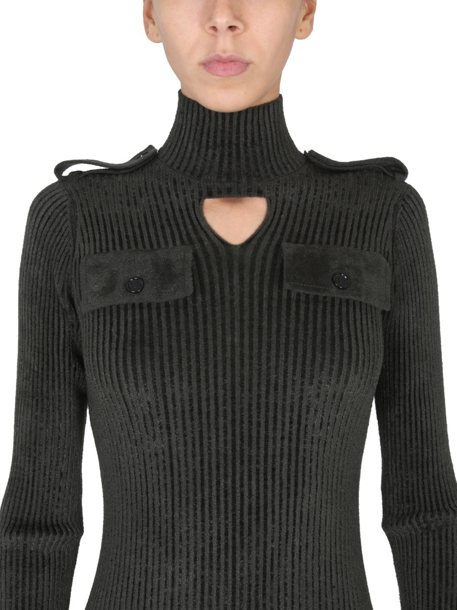 Bottega Veneta Women Maglia Military DestGlow