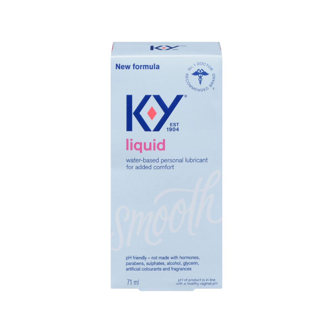 K-Y Liquid Water-Based Personal Lubricant for Comfort (2.4oz) DestGlow