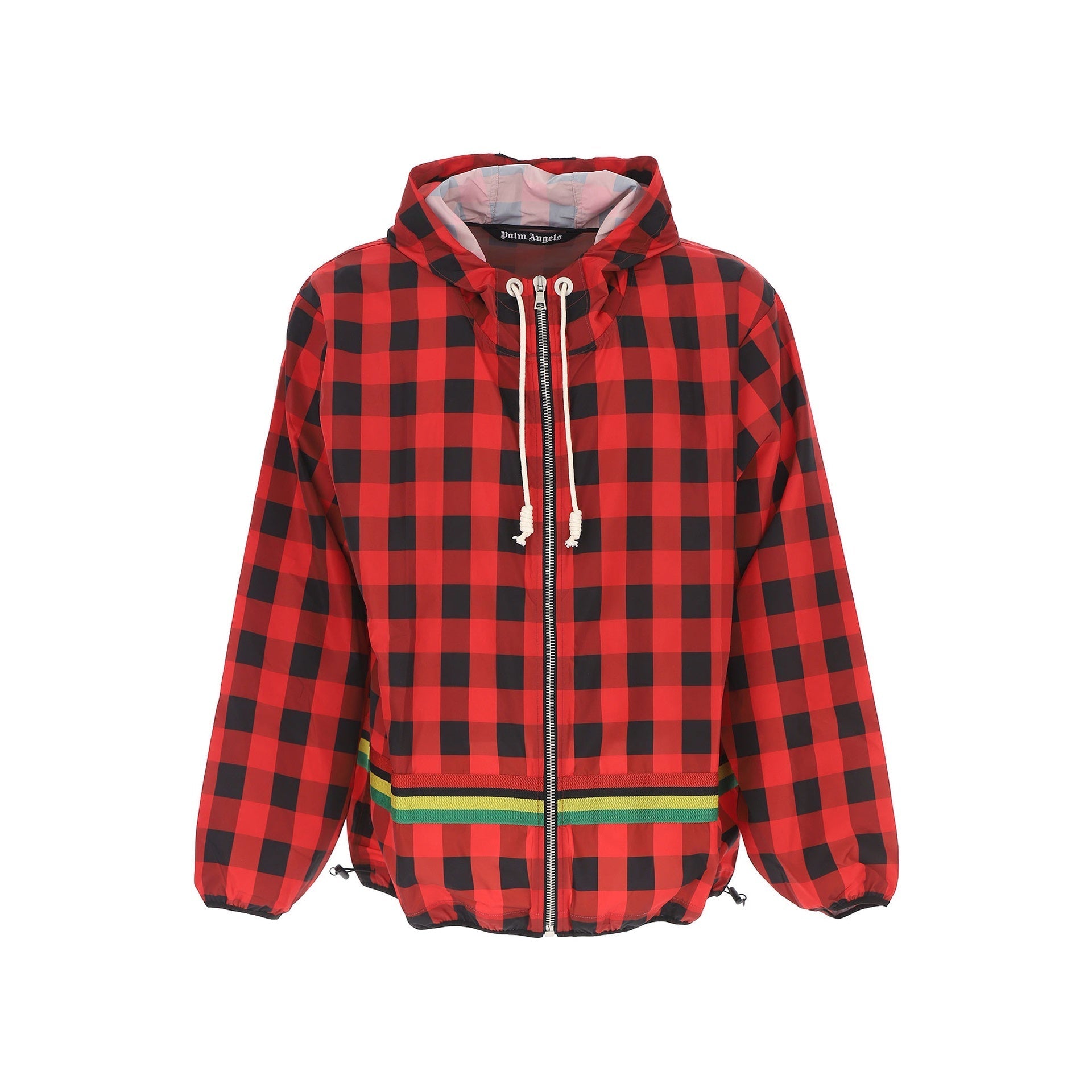 Palm Angels Checked Windbreaker Jacket Men
