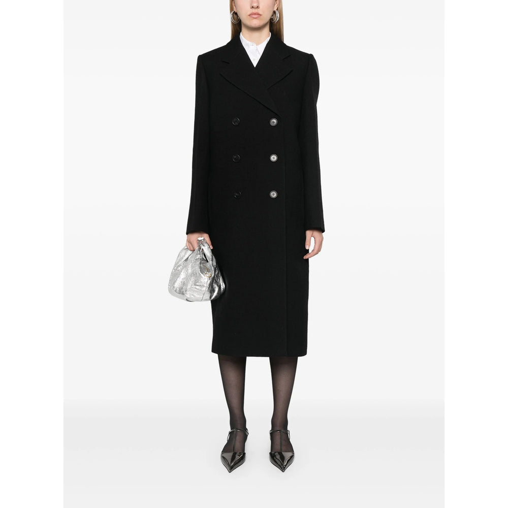 Prada Black Coats - Double Breasted & Peacoats Women by Luosophy