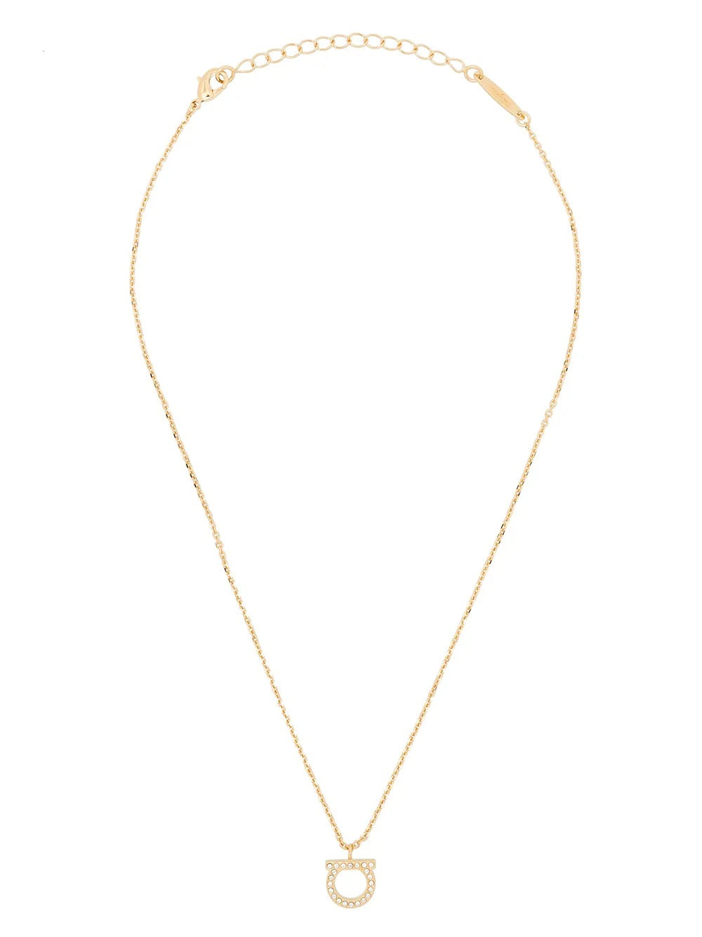 Ferragamo Women Gancini Crystals Necklace - L