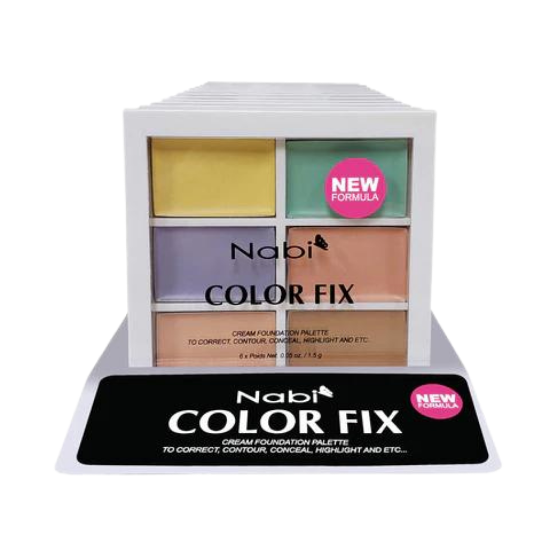 Nabi Color Fix Cream Foundation Palette – Correct, Contour & Highlight DestGlow