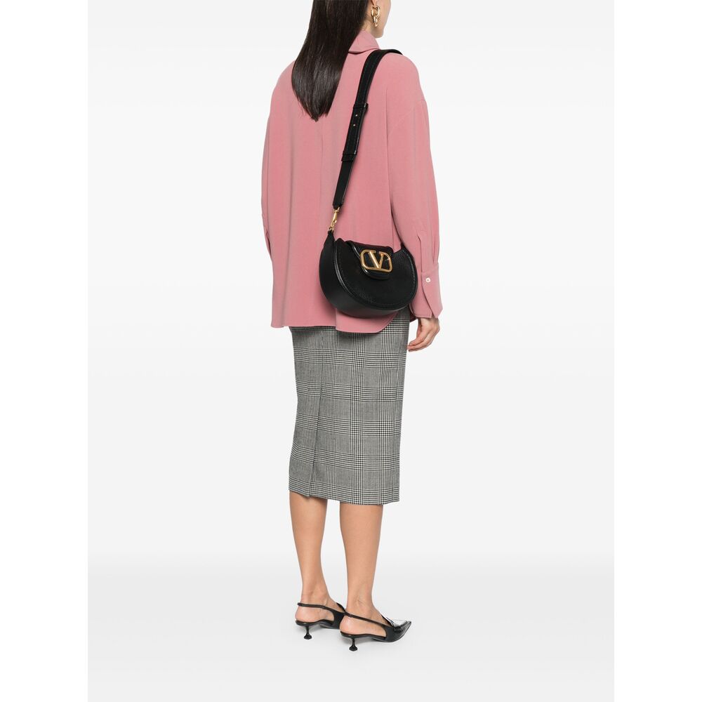 Valentino Garavani Black Shoulder Bags Women by Luosophy