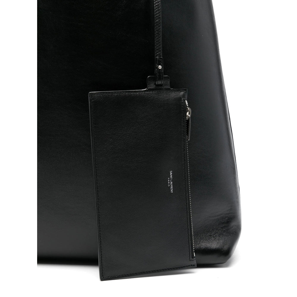 Saint Laurent Black Tote Bags Men by Luosophy