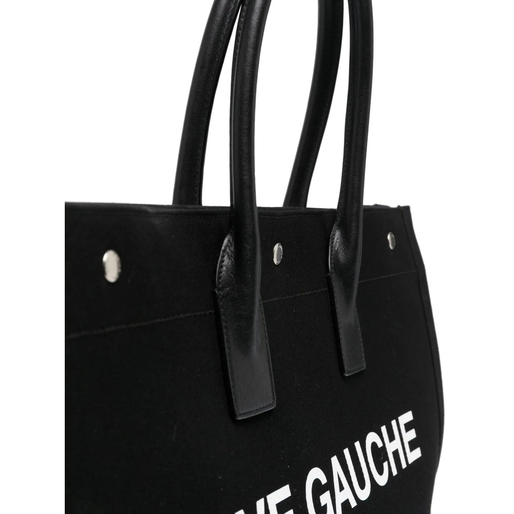 Saint Laurent Black Tote Bags Men by Luosophy