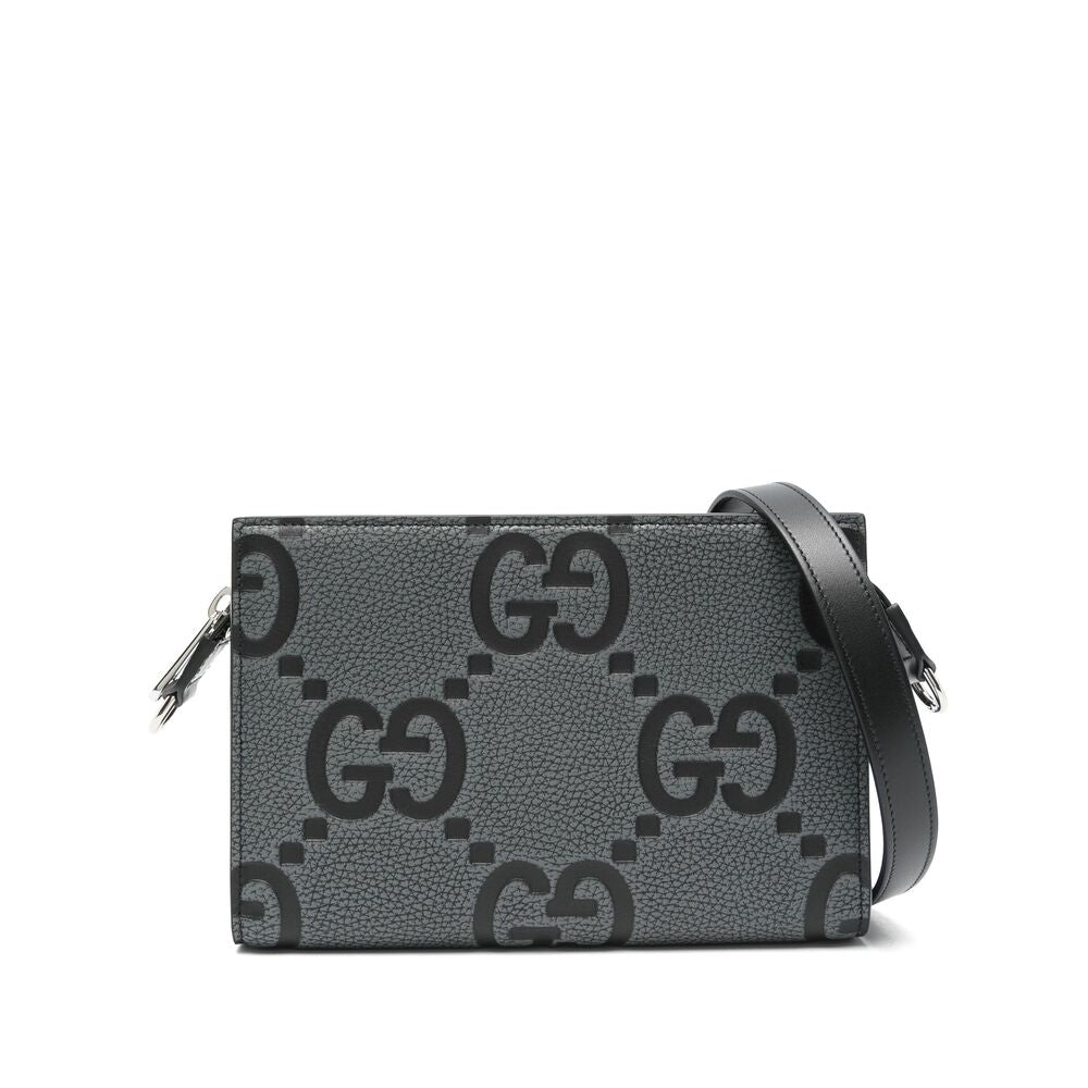 Gucci Grey Messenger Bags Men by Luosophy