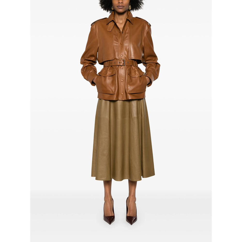 Saint Laurent Green Skirts - A-Line Skirts Women by Luosophy
