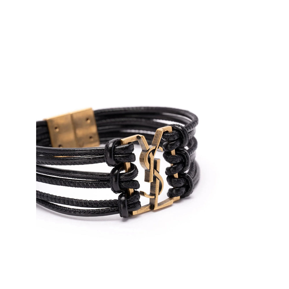 Saint Laurent Black Bracelets Women by Luosophy