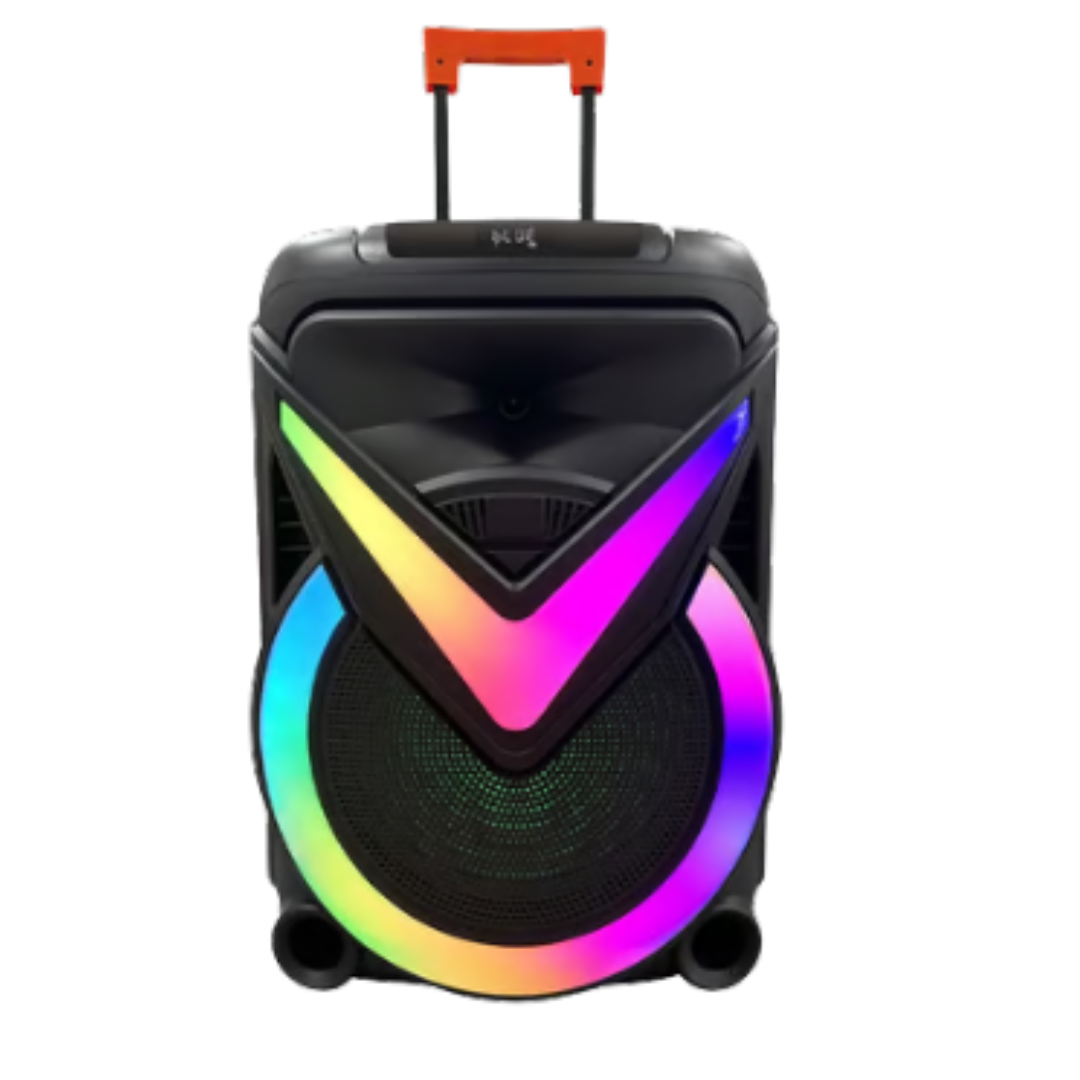 WGAOYANG 18" Portable Bluetooth Speaker WGY-1801AA (RGB Lights) DestGlow