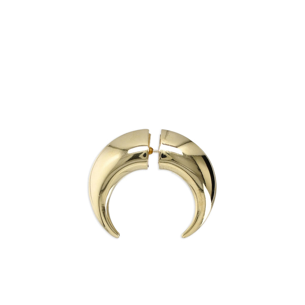 Marine Serre Gold Earrings Women by Luosophy
