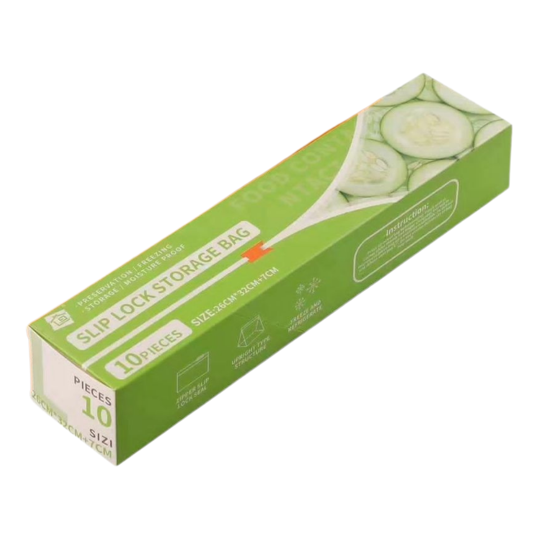 Slip Lock Storage Bags 10ct DestGlow