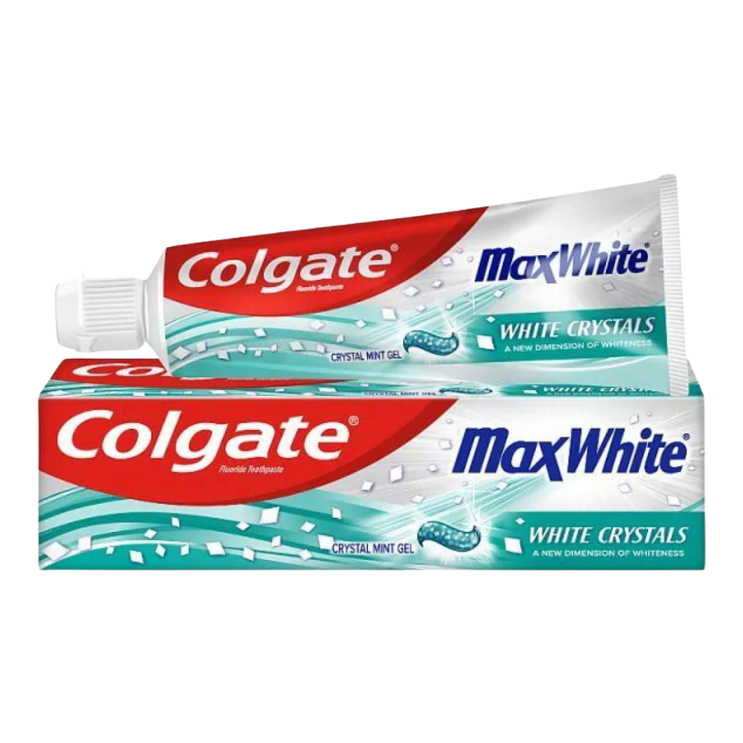 Colgate Max White Toothpaste Crystal Mint Gel (6oz) DestGlow