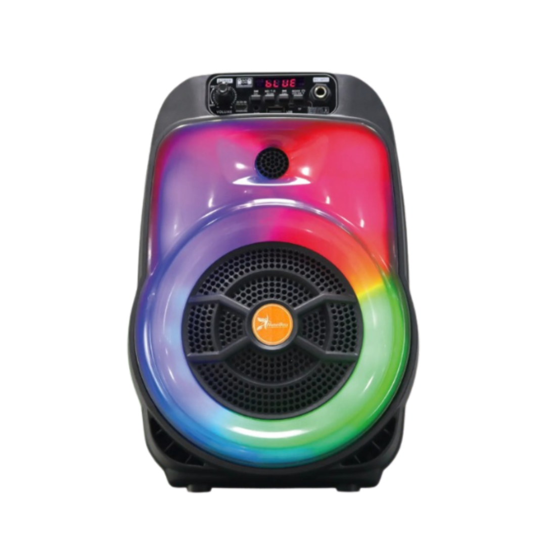 HB-659 6.5" Portable Bluetooth Speaker RGB Lights DestGlow