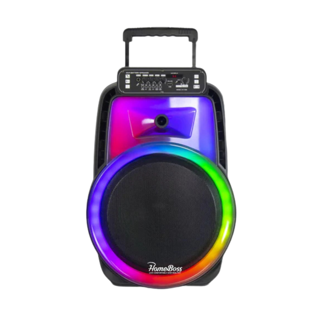 HomeBoss CH-1206 15-Inch Portable Bluetooth Party Speaker