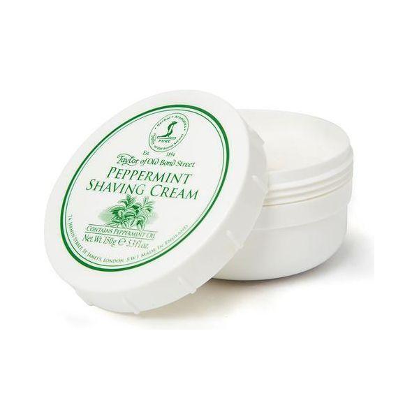 Taylor Of Old Bond Street Peppermint Shave Cream Bowl 5.3 Oz DestGlow