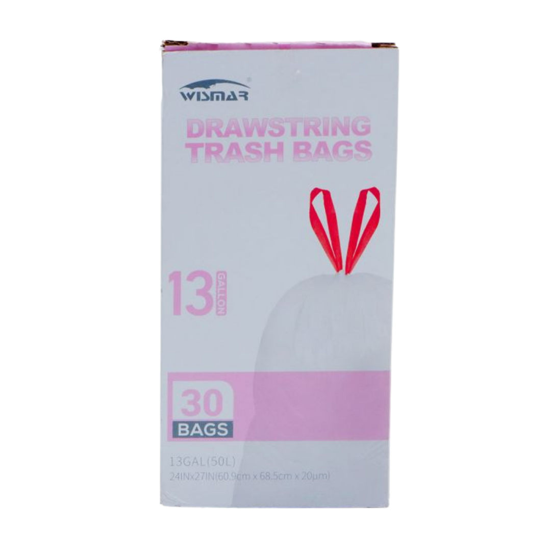 Wismar Trash Bags 13 Gallon 30ct DestGlow