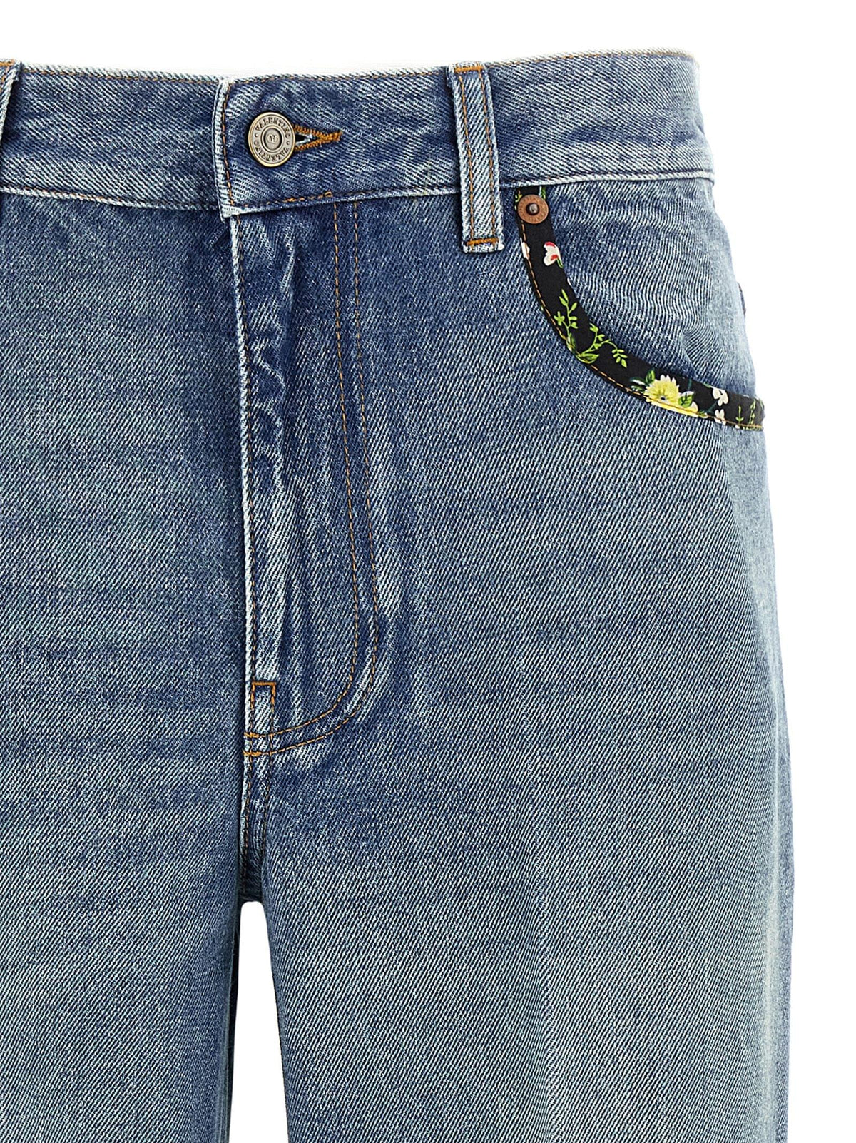 Valentino Garavani Women Valentino Garavani Floral Jeans DestGlow