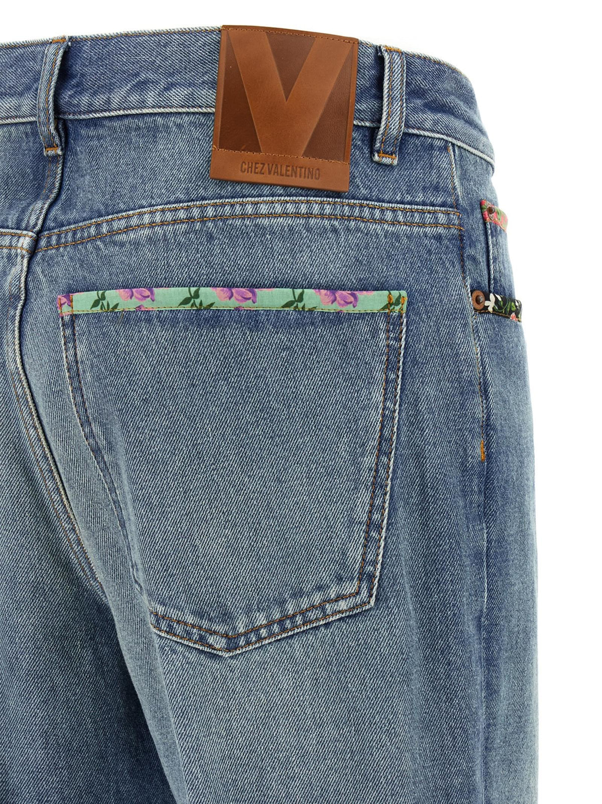 Valentino Garavani Women Valentino Garavani Floral Jeans DestGlow